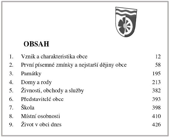 Navržené kapitoly